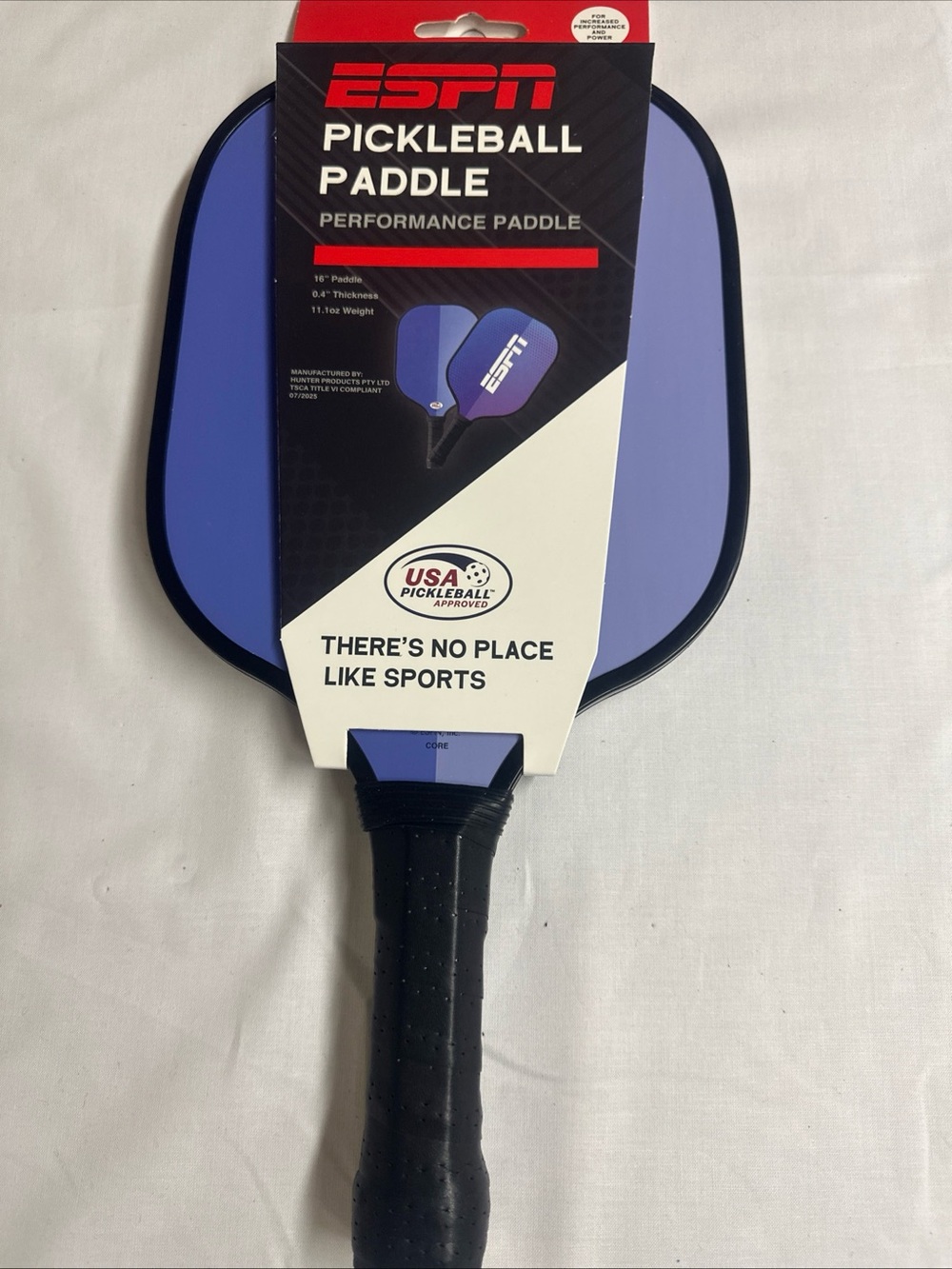 Hunter Pickleball Paddle in Blue and Black
